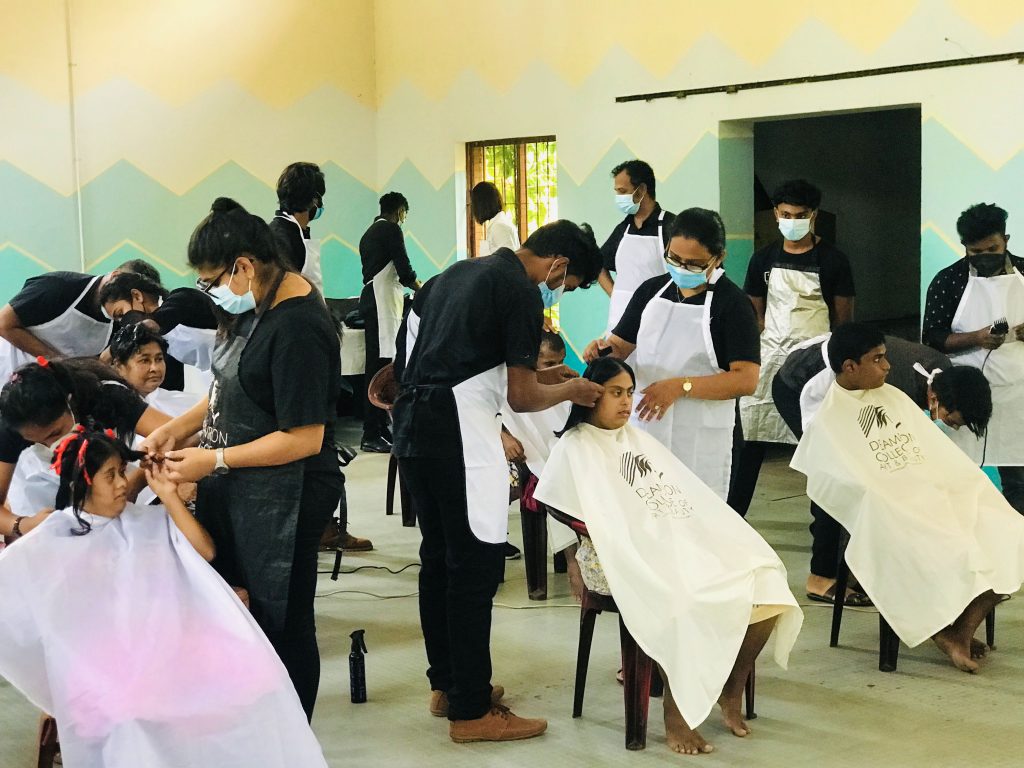 Spreading Joy: Dreamron College's Haircutting Day at Maharagama Children's Home